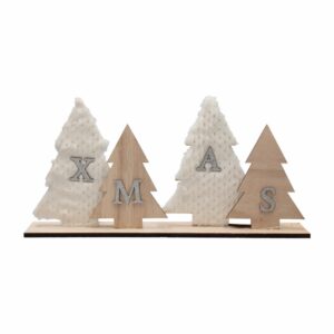 Adorno Navideño Arboles Smash Dorado Madera JOY Unidad