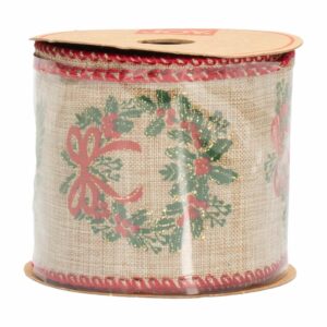 Cinta Navideña Print Colorida JOY Unidad