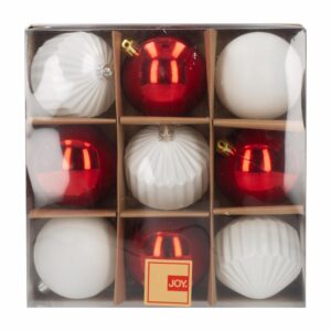 Set Caja De Bombillos Color Rojo Y Blanco JOY Unidad