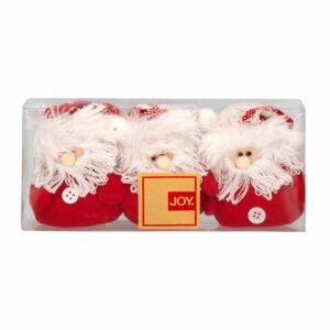 Set Adorno Navideño Santa Claus De Tela JOY Unidad