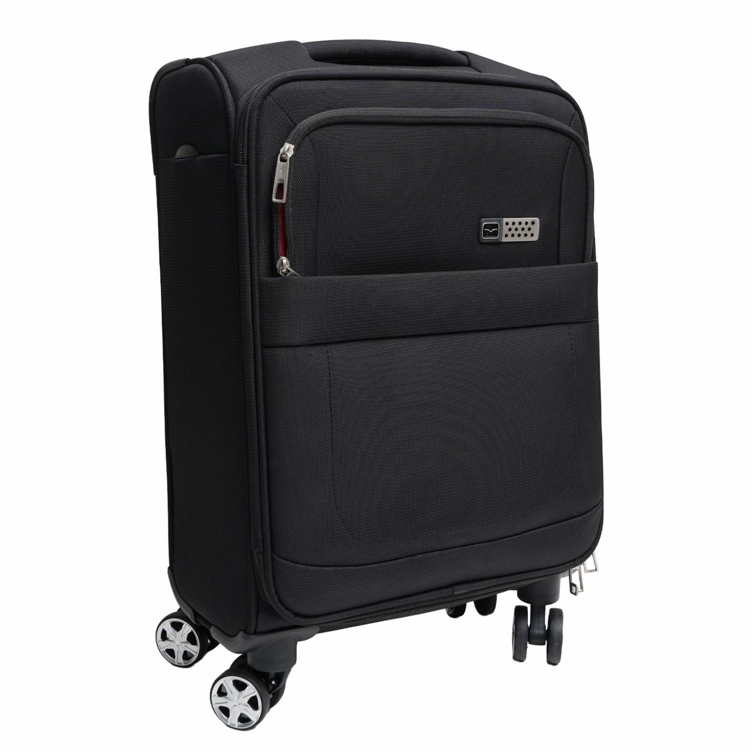 Maleta Suave Trolley Negra TRANSWORLD 50,8 Cm - Imagen 2