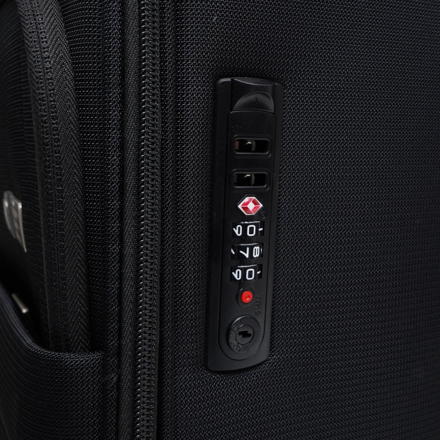 Maleta Suave Trolley Negra TRANSWORLD 50,8 Cm - Imagen 3