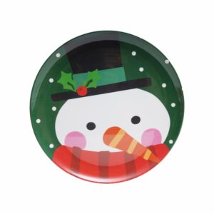 Plato Navideño Colección Snowman JOY 27,94 Cm