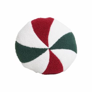 Cojín Caramelo Rojo Verde Blanco JOY 25 CM