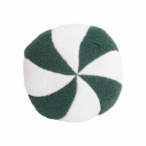 Cojín Caramelo Verde Blanco JOY 25 CM