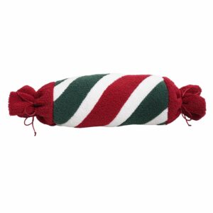 Cojín Caramelo Largo Rojo Verde Blanco JOY 13X54 CM