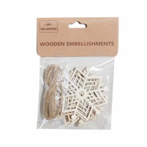 Figuras De Madera Para Manualidades BABY CRAFT 6 Piezas