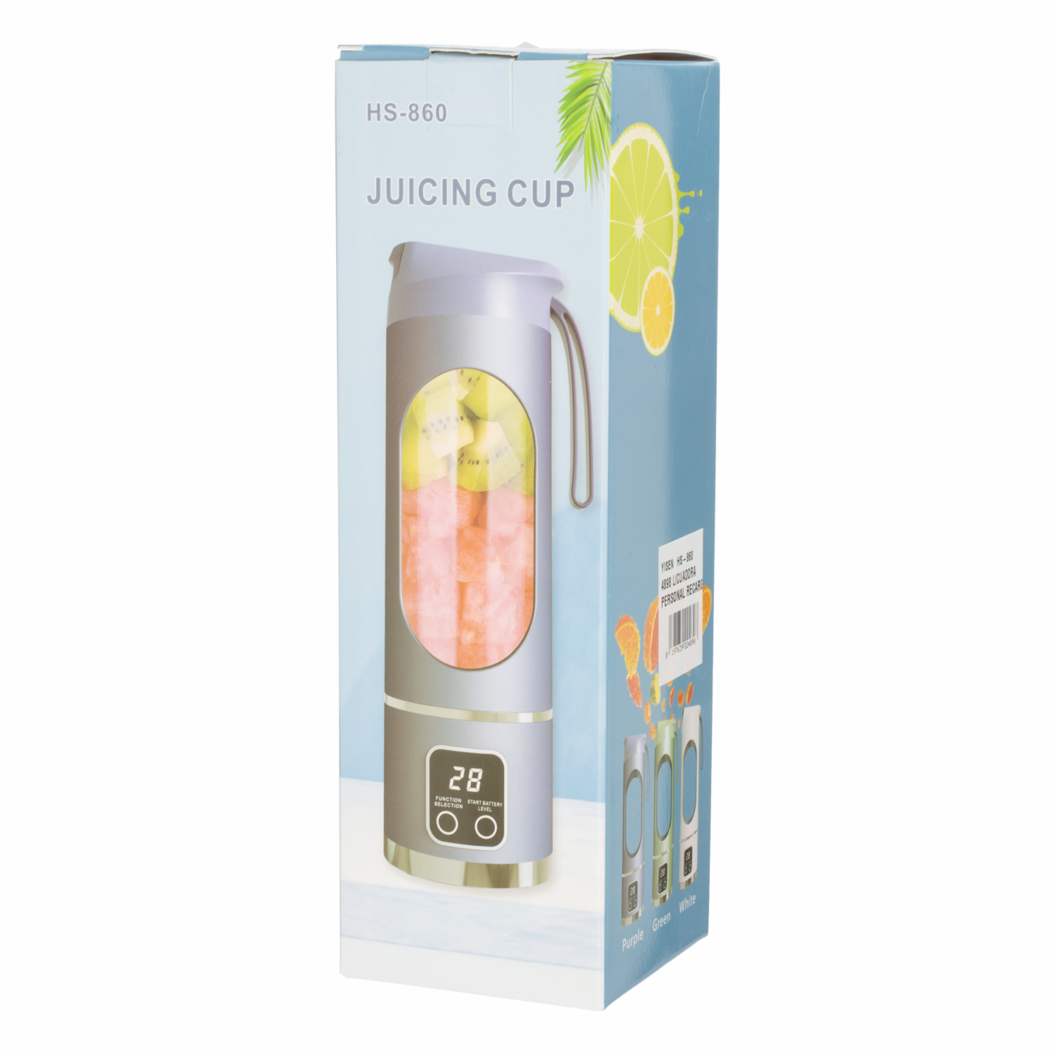 Licuadora Personal Recargable 50 Watts YISEN 1 Velocidad - Imagen 5