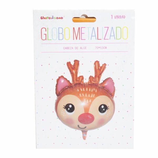 Globo Metalizado Reno UNIFELICIDAD 70 Cm X 53 Cm