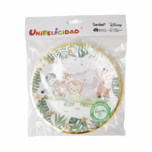 Plato Animalitos UNIFELICIDAD X 10 Uds