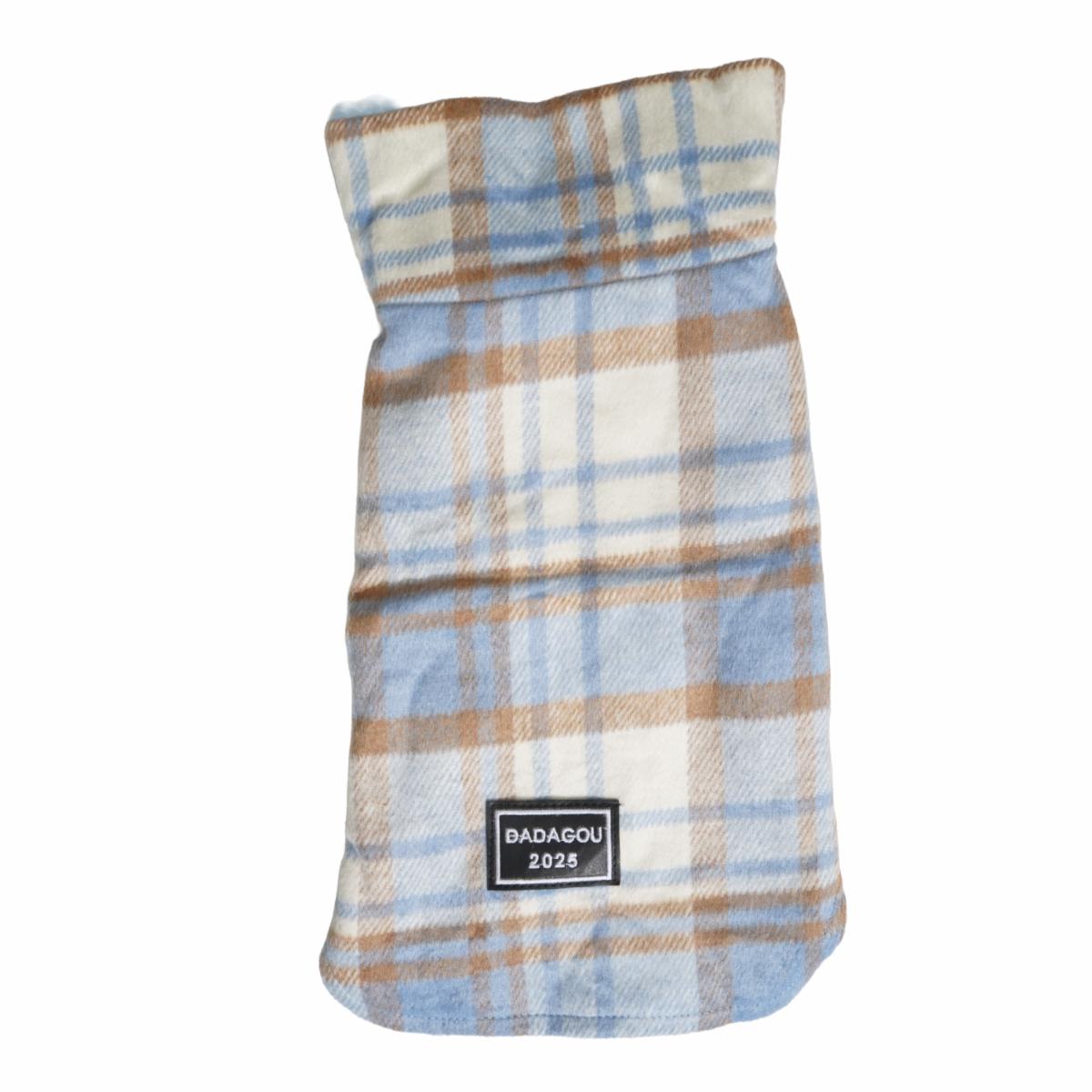 Abrigo Para Perro Diseño Casual Cuadros HANHONG PET Talla Grande - Imagen 2