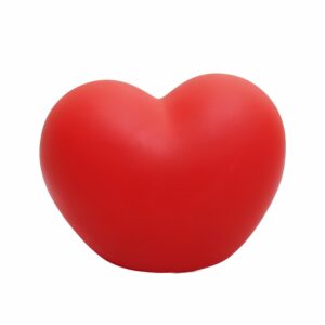 Adorno Corazón Rojo Grande Con Luz Led HE WEI 1 Pieza