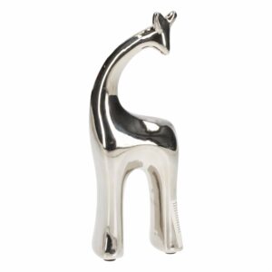Jirafa Decorativa Plateada KOOME Mediana