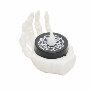 Adorno De Mano Y Vela Con Luz Led Con Batería HALLOWEEN Pequeño