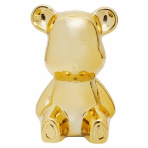 Adorno Decorativo Dorado Oso Sentado KOOME