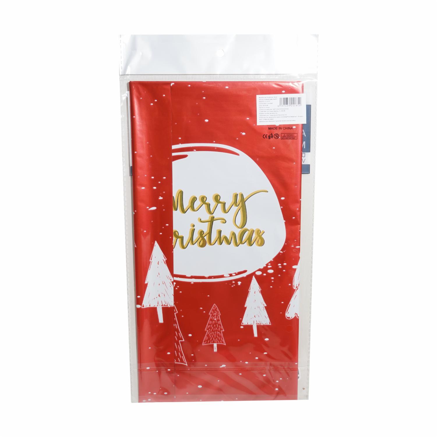 Mantel Rectangular De Navidad Rojo WANGQIANG PARTY 137 Cm X 183 Cm - Imagen 2