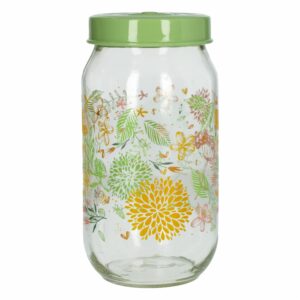 Frasco Con Tapa Verde Botánico Grande HEREVIN