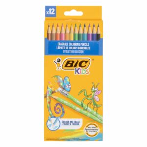 Lápices De Colores Borrables BIC 12 Piezas