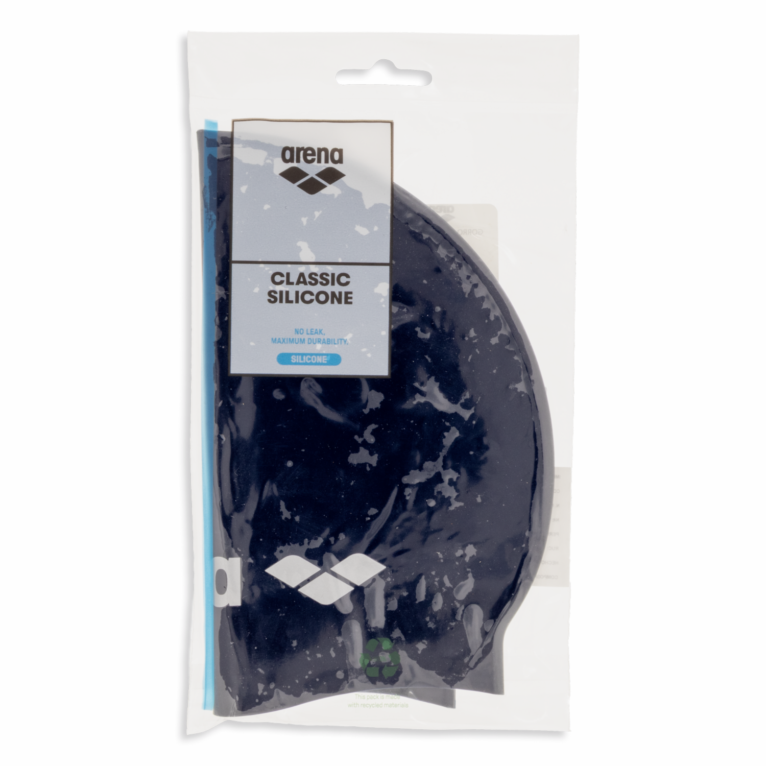 Gorro Natación De Silicona Azul ARENA Talla Adulto