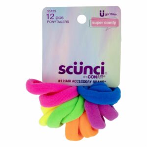Elásticos Neón Brillantes X12 CONAIR Paquete