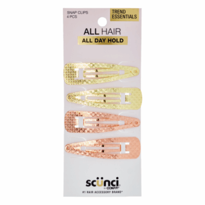 Clip Presión Metálicos X4 CONAIR Paquete