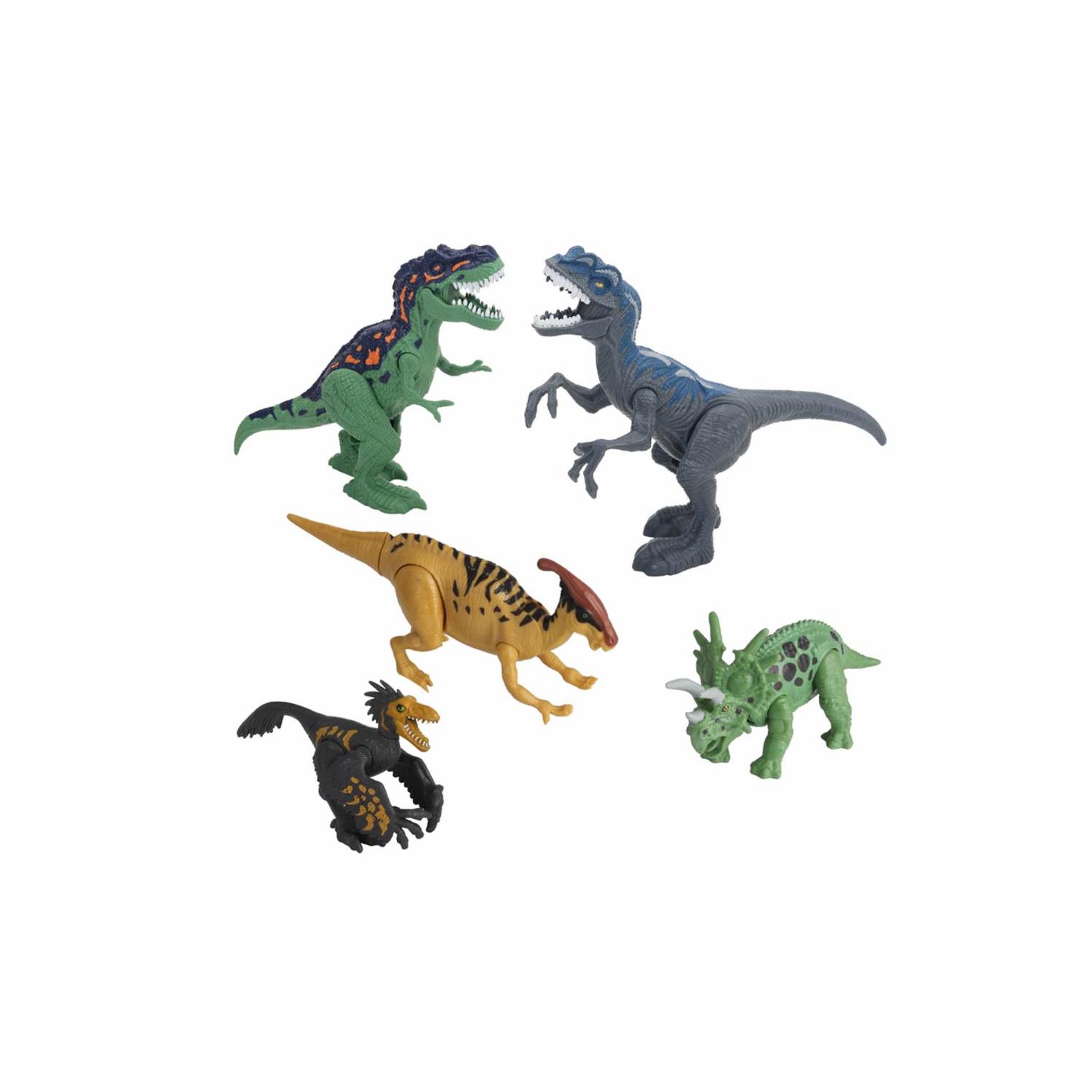 Set De Juego Ataque Del Dinosaurio DINO VALLEY 5 Piezas
