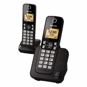 Teléfono Negro PANASONIC Inalámbrico