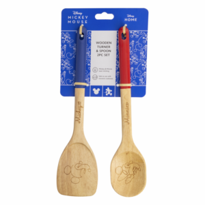 Cuchara De Cocina Y Volteador De Madera DISNEY 29.9 CM