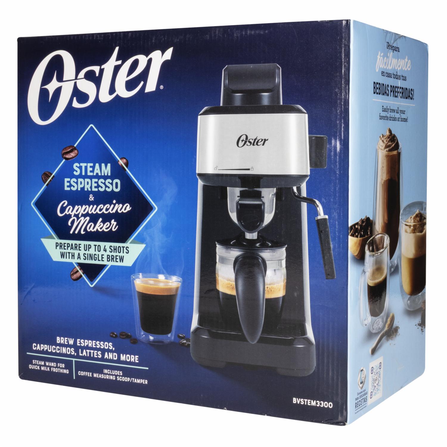 Cafetera Eléctrica Espresso Cappuccino Con Latte Maker BVSTEM3300-013 OSTER Unidad - Imagen 4