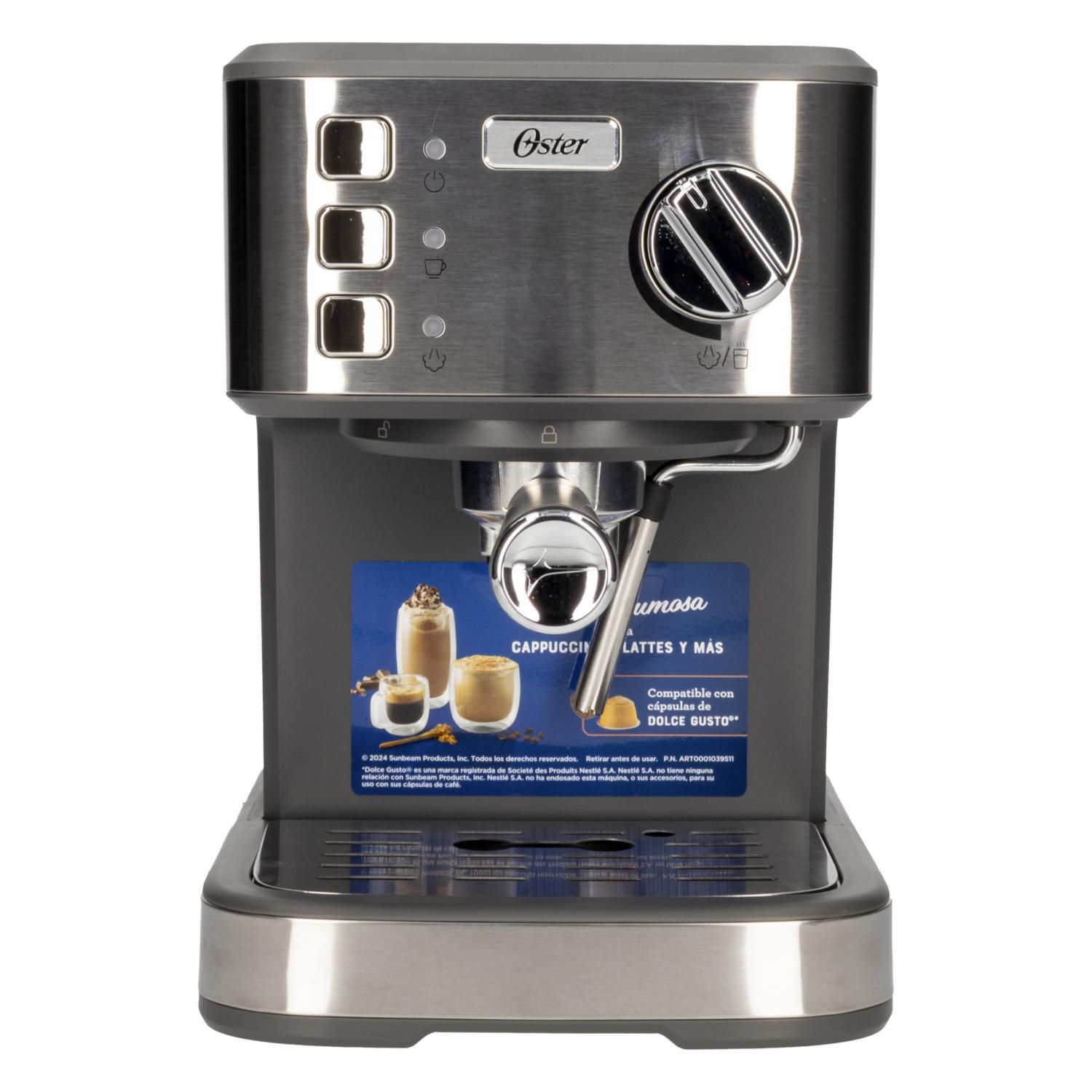 Cafetera Eléctrica Espresso Cappuccino Con Latte Maker BVSTEM5502-013 OSTER Unidad - Imagen 2