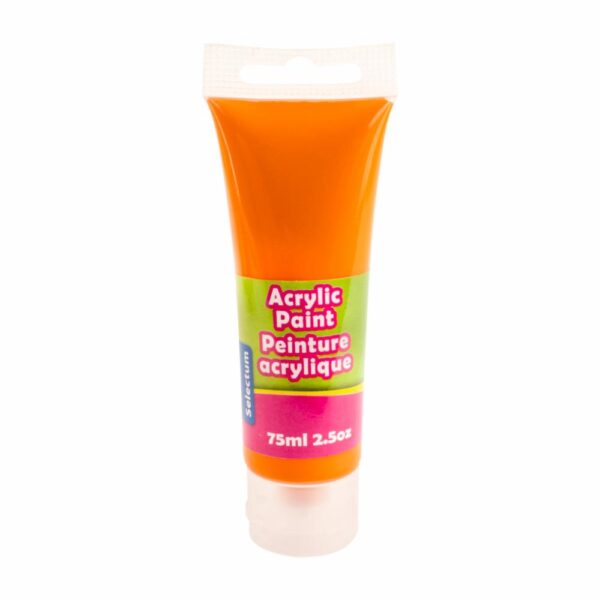 Pintura Escolar Acrilica Naranja LPS 75 Ml