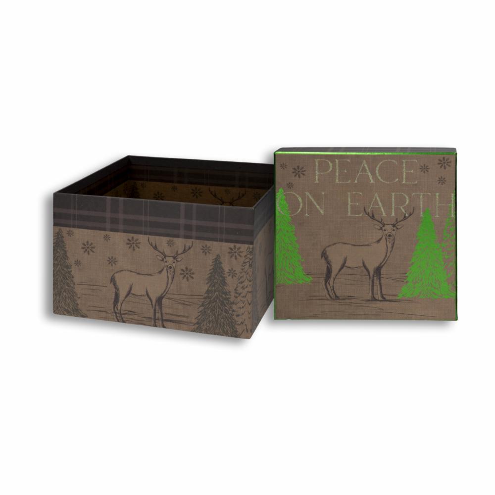 Caja Para Regalo Cuadrada Kraft THE LINDY BOWMAN Mediana - Imagen 2