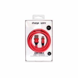 Cable De Carga Tipo C A Tipo C CHARGE WORX 6 Ft