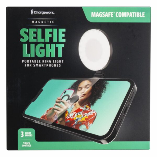 Luz Para Selfie Compatible Con Magsafe CHARGE WORX Magnético - Imagen 3