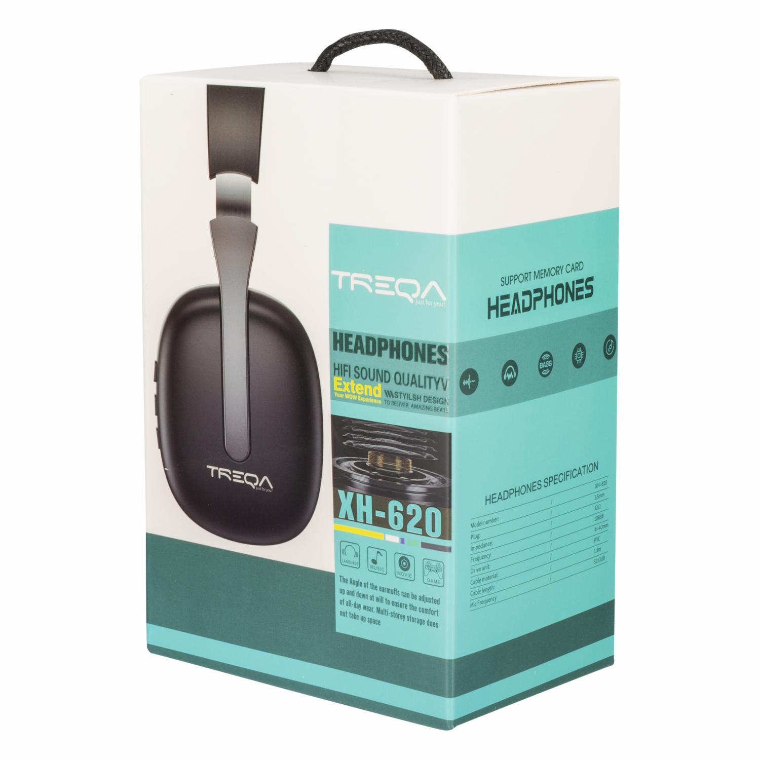 Audífonos De Diadema Con Lector De Tarjeta XH-620 TREQA Bluetooth - Imagen 3