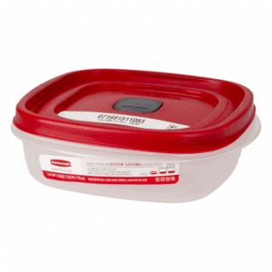 Repostero Cuadrado Apilable Clear Easy Find RUBBERMAID 710 Ml