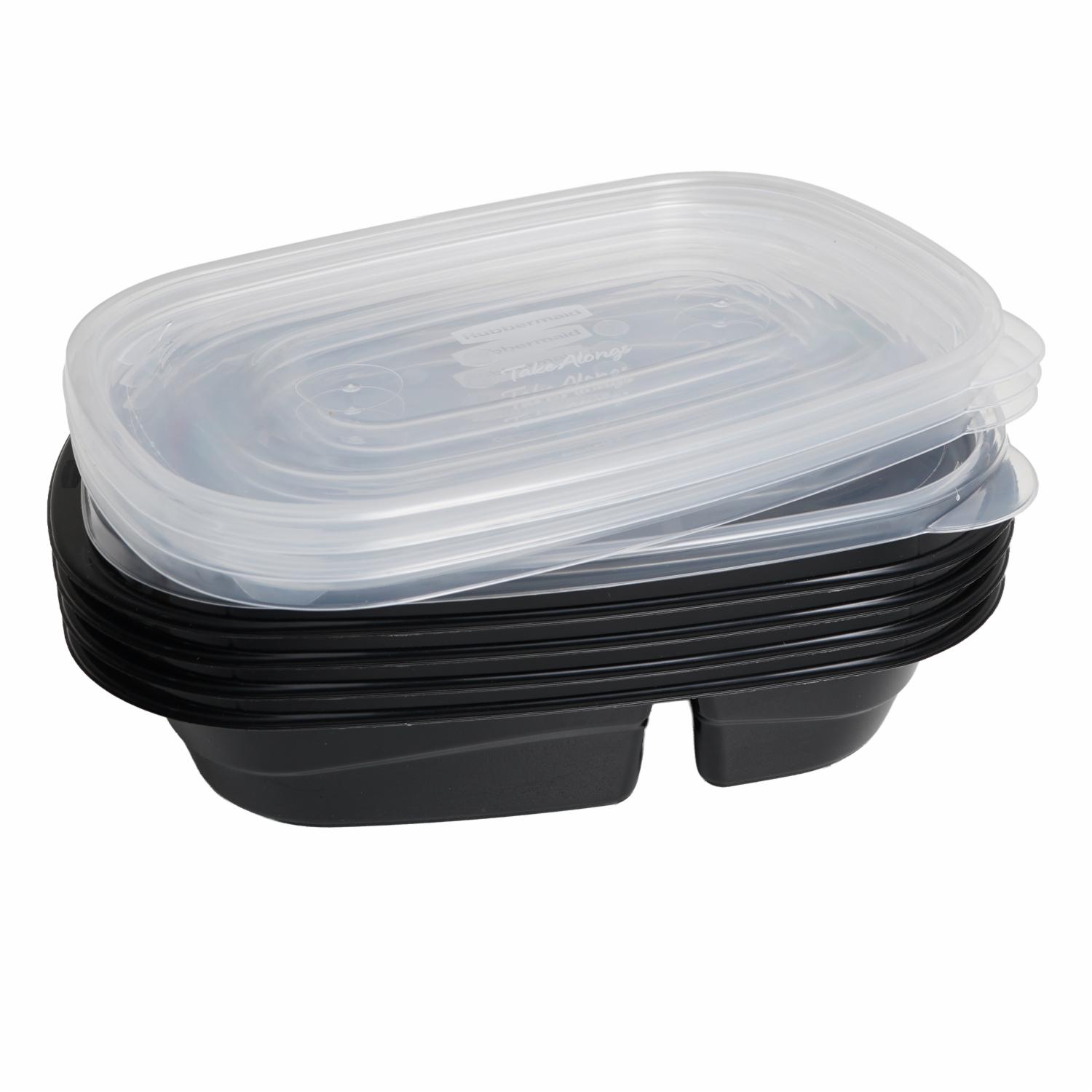 Set Reposteros Easy Findlids Con Divisiones RUBBERMAID 4 Piezas