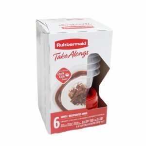 Set Reposteros Take Alongs RUBBERMAID 6 Piezas