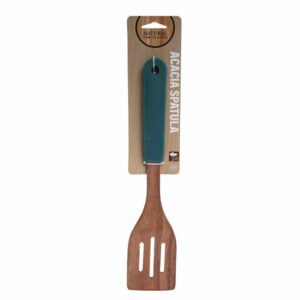 Espatula Plana De Madera Con Mango De Silicona BONITA HOME Unidad