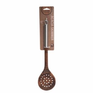 Cuchara Con Huecos De Madera Con Mango De Acero Inoxidable BONITA HOME Unidad