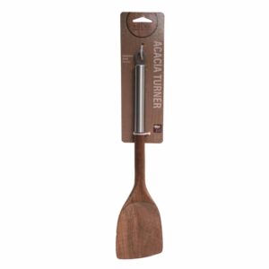 Espatula Plana De Madera Con Mango De Acero Inoxidable BONITA HOME Unidad