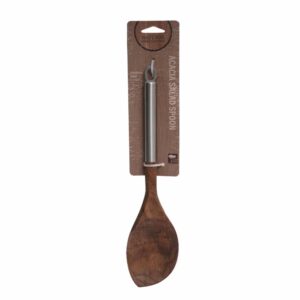 Cuchara Plana De Madera Con Mango De Acero Inoxidable BONITA HOME Unidad