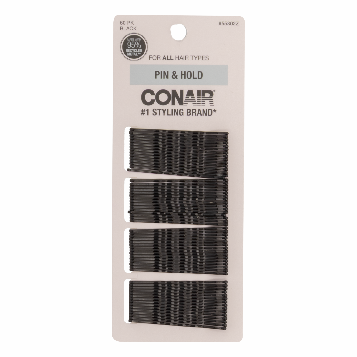 Pins Black Bobby CONAIR 60 u - Imagen 2