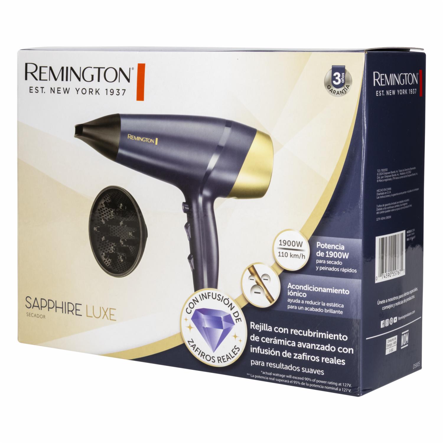 Secador De Cabello Saphire Lux REMINGTON 1900 W