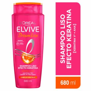 Shampo De Cabello Dream Liso ELVIVE L'ORÉAL 680 Ml