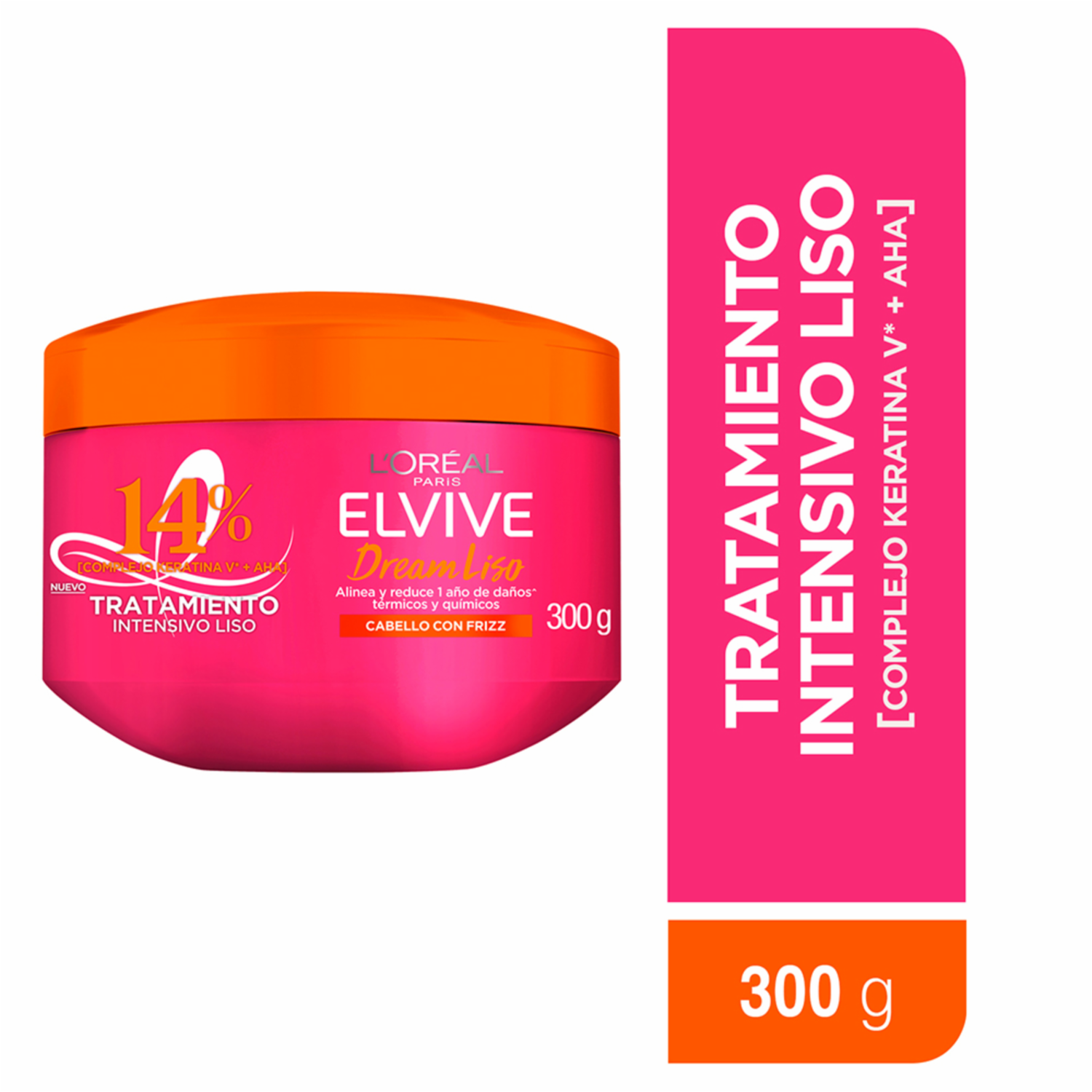 Mascarilla Capilar Dream Liso ELVIVE L'ORÉAL 300 G - Imagen 2