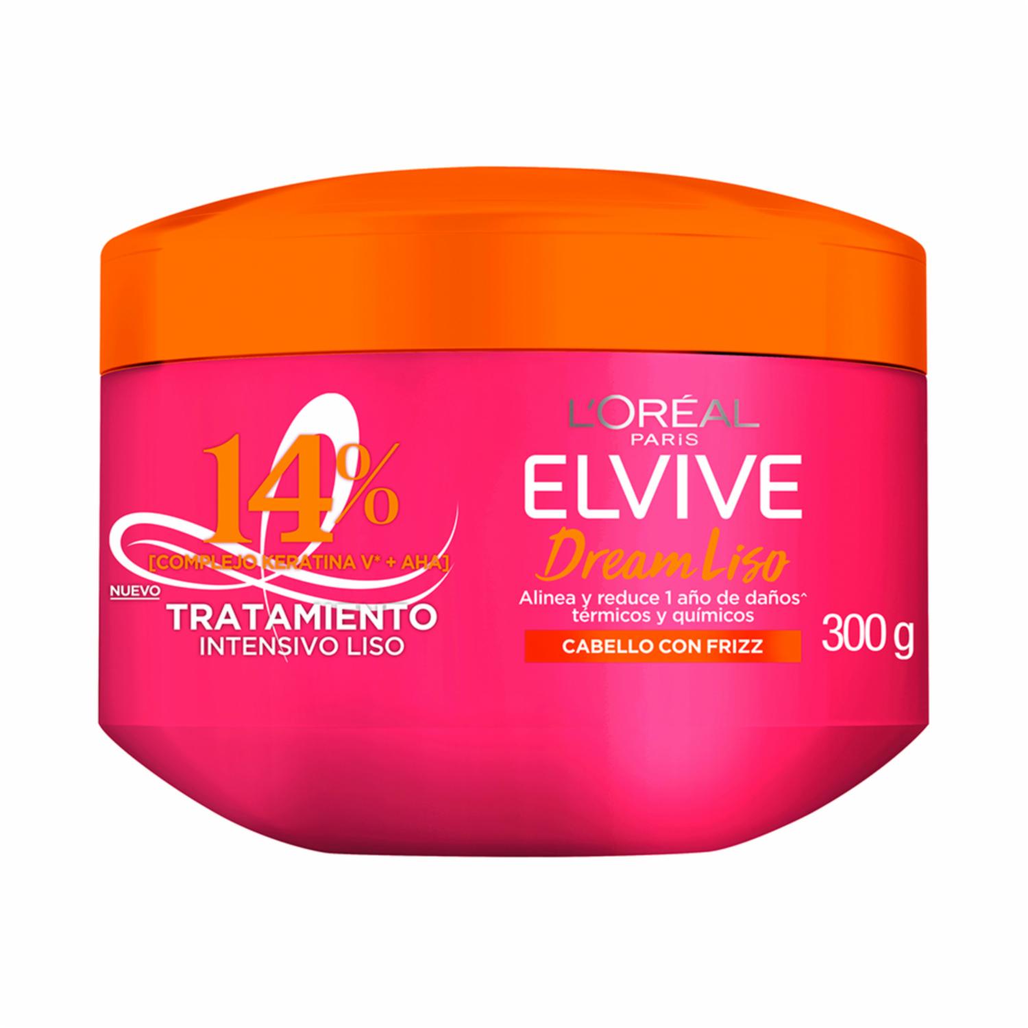 Mascarilla Capilar Dream Liso ELVIVE L'ORÉAL 300 G - Imagen 3