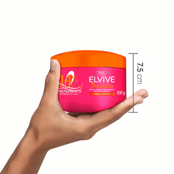 Mascarilla Capilar Dream Liso ELVIVE L'ORÉAL 300 G - Imagen 8