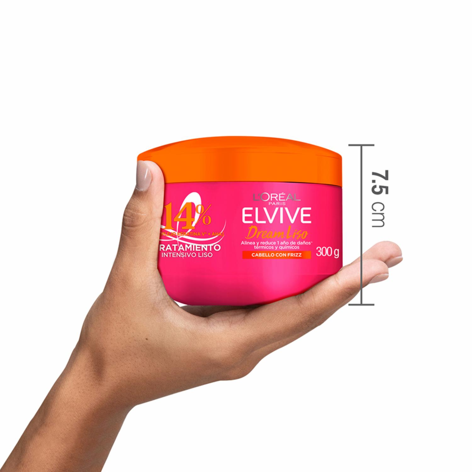 Mascarilla Capilar Dream Liso ELVIVE L'ORÉAL 300 G - Imagen 7
