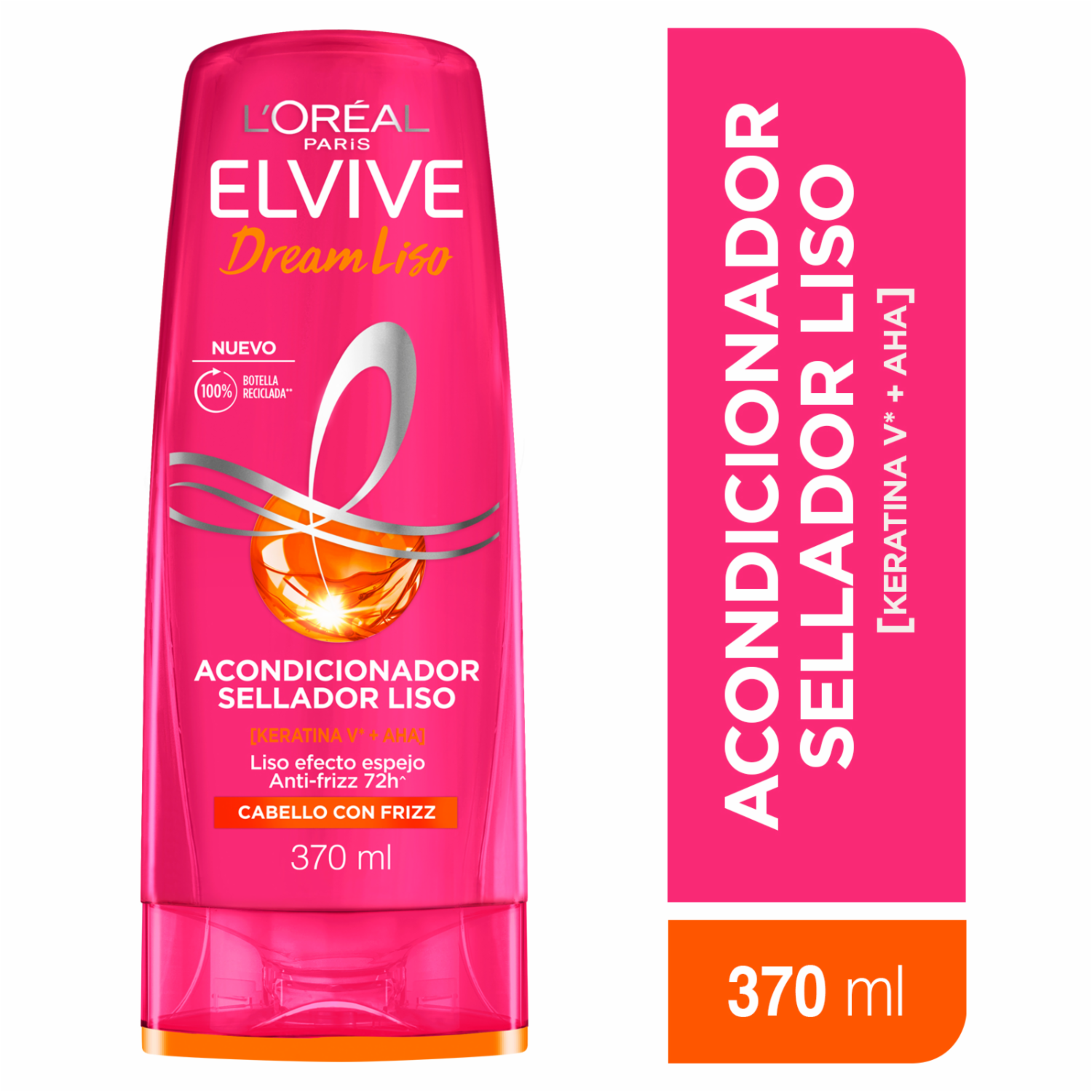 Acondicionador Dream Liso ELVIVE L'ORÉAL 370 Ml - Imagen 2